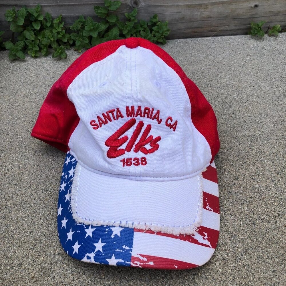 OTTO Santa Maria, CA ELKS 1538 USA Hat Men's Embroidered Cap Adjustable​